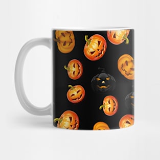 Jack O Lantern Ash Black Mug